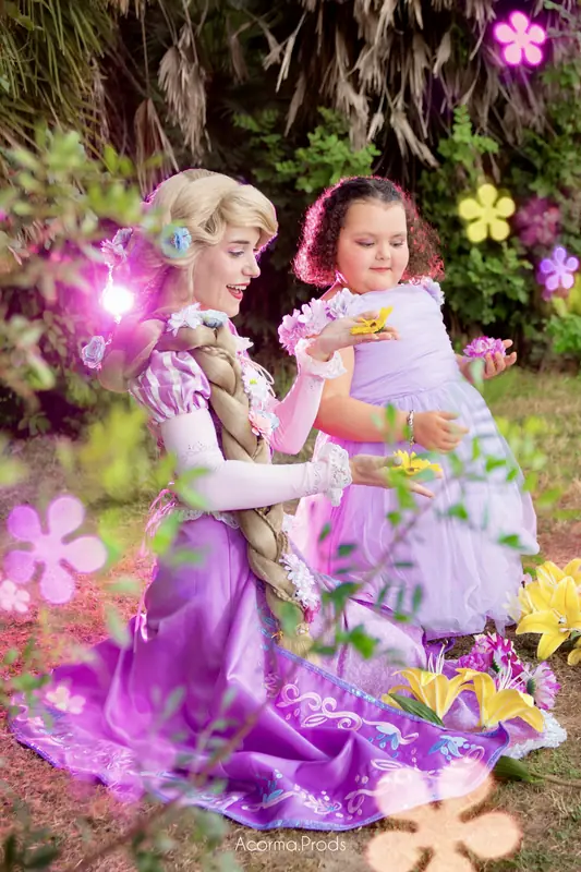 Flores mágicas con la Princesa de la Torre