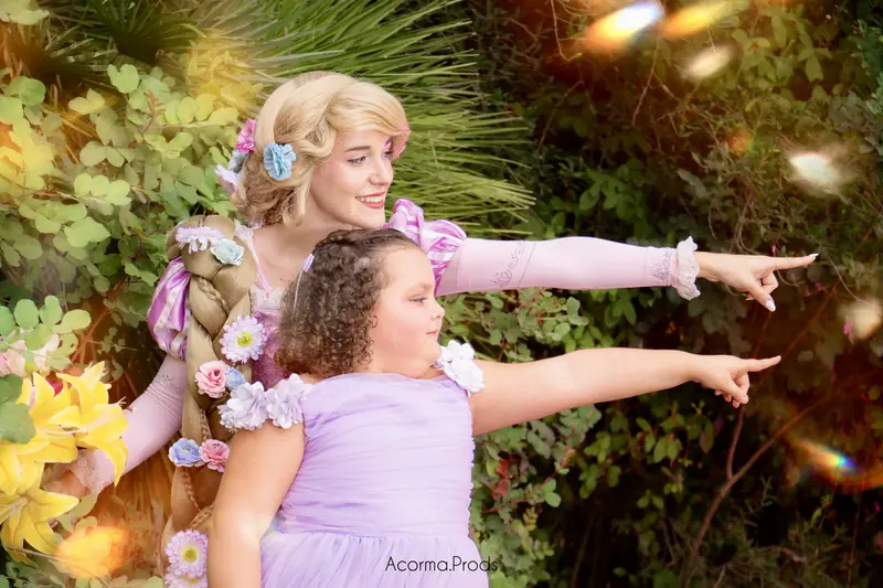Aventura en el jardín con la Princesa de la Torre